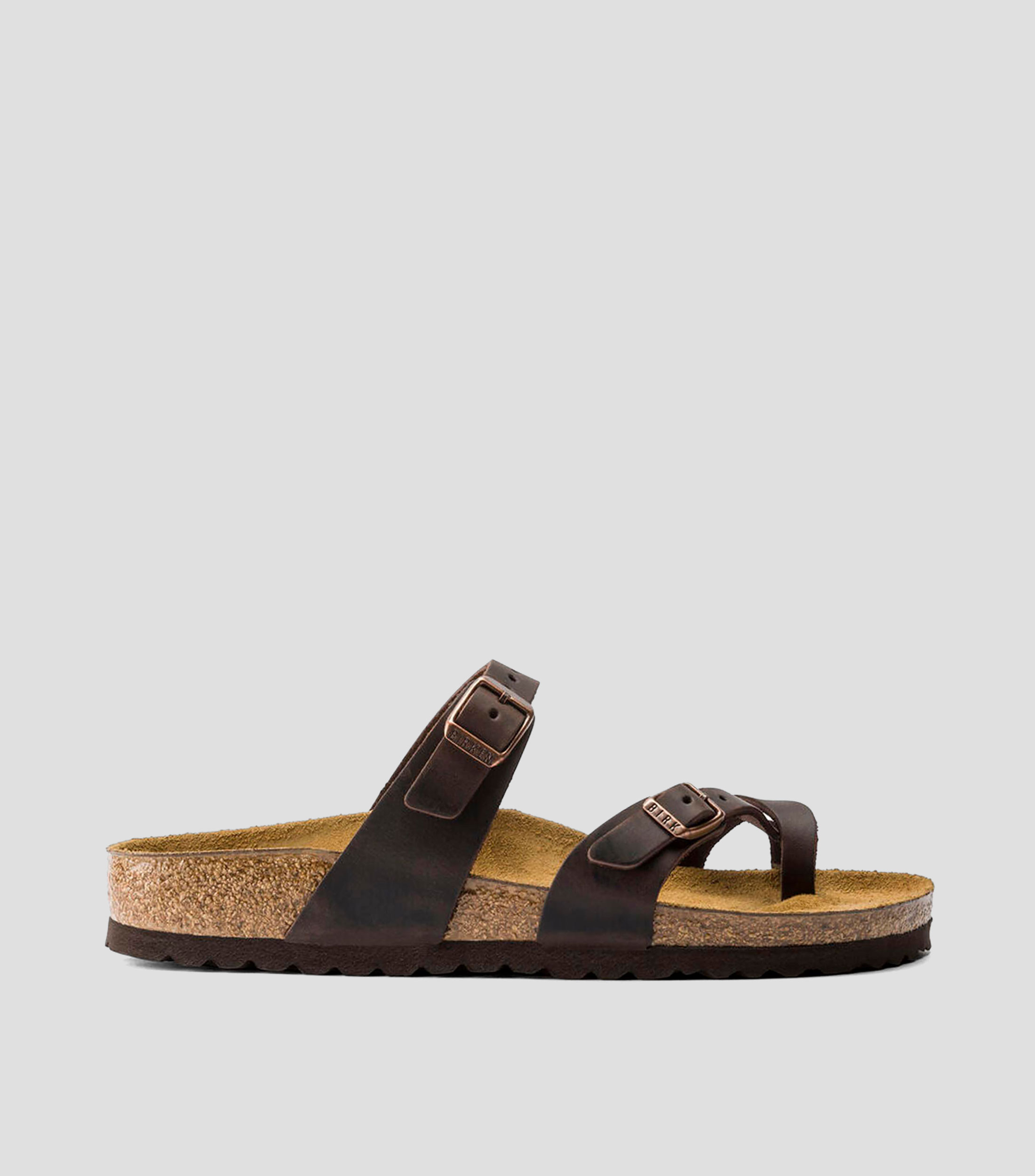 Sandalias planas en piel con cintas Mayari Mujer